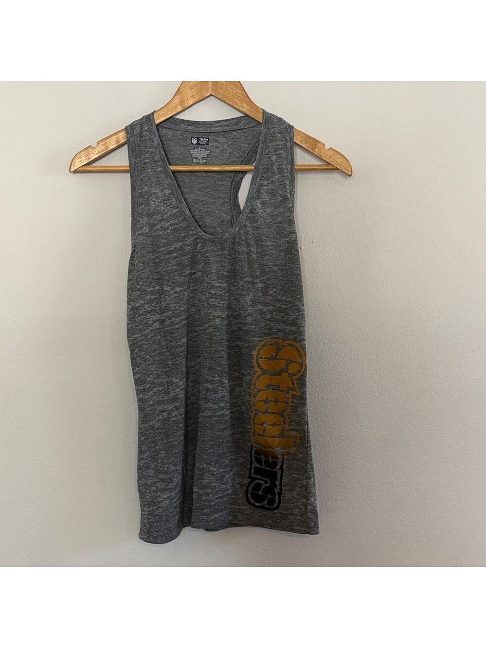 Steelers Women's Gray Tank Top